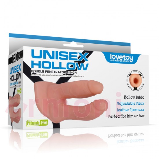 Çift Penetrasyonlu İçi Boş Unisex Penis – Ayarlanabilir Kemerli Çift Penetrasyonlu İçi Boş Unisex Penis – Ayarlanabilir Kemerli