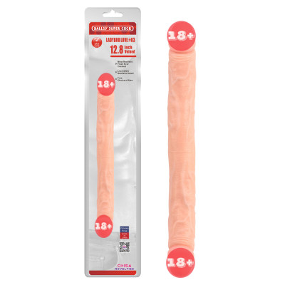 Çift Başlı Damarlı Gövdeli Yapay Penis