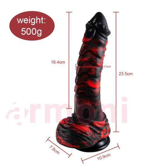 Monster Dildo Büyük Boy Özel Kabartmalı Canavar Penisi Monster Dildo Büyük Boy Özel Kabartmalı Canavar Penisi