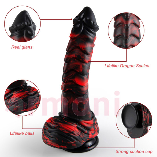 Monster Dildo Büyük Boy Özel Kabartmalı Canavar Penisi Monster Dildo Büyük Boy Özel Kabartmalı Canavar Penisi