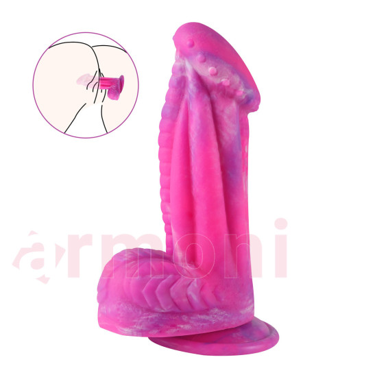 Kalın ve Kanallı Gövdeli Renkli Canavar Dildo Penis Duke Kalın ve Kanallı Gövdeli Renkli Canavar Dildo Penis Duke