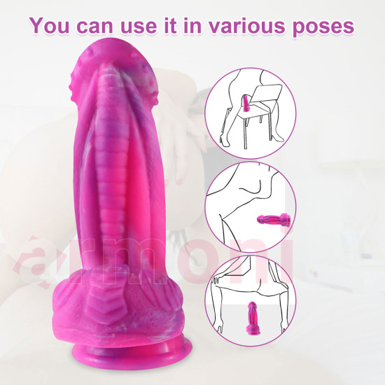 Kalın ve Kanallı Gövdeli Renkli Canavar Dildo Penis Duke Kalın ve Kanallı Gövdeli Renkli Canavar Dildo Penis Duke