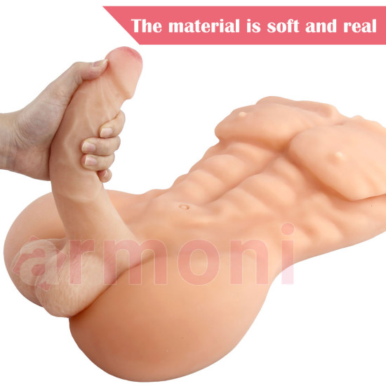 Daniel Gerçekçi Yarım Vücut Realistik Erkek Manken 17X4cm Dildo Daniel Gerçekçi Yarım Vücut Realistik Erkek Manken 17X4cm Dildo