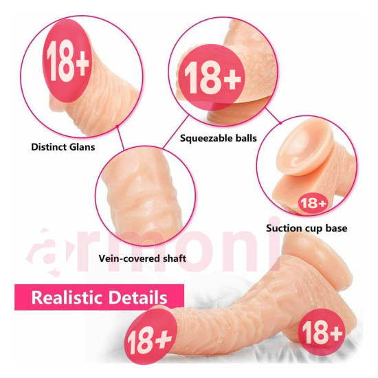 Keep Love Prelude Realistik Damarlı Vantuzlu Dildo Keep Love Prelude Realistik Damarlı Vantuzlu Dildo