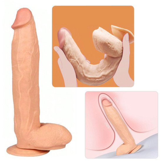 King Size Gerçek Dokulu Vantuzlu Büyük Boy Realistik Penis King Size Gerçek Dokulu Vantuzlu Büyük Boy Realistik Penis