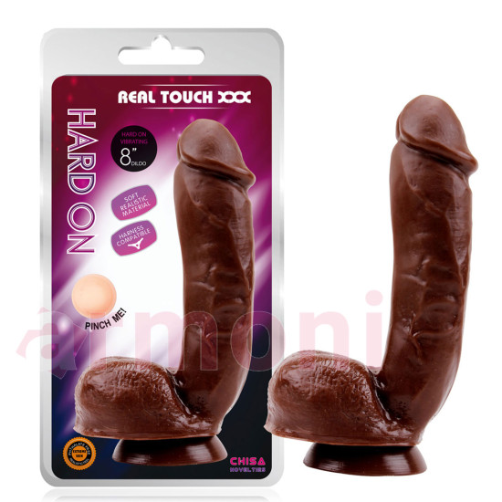 Realistik Penis Hard On Hipoalerjenik ve Isı Uyumlu Dildo