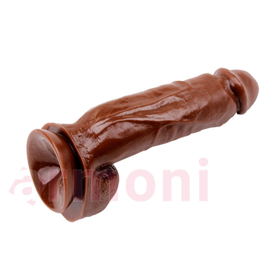 Realistik Penis Hard On Hipoalerjenik ve Isı Uyumlu Dildo