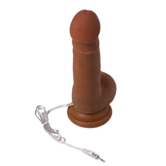 RealStick Elite Mulatto Gerçekçi Doku Vibratörlü Penis