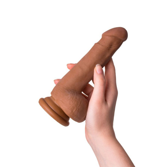 RealStick Elite Mulatto Gerçekçi Doku Vibratörlü Penis