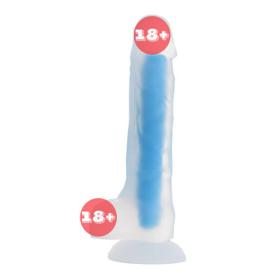 Beyond Steve Glow Gece Parlayan Realistik Penis Mavi