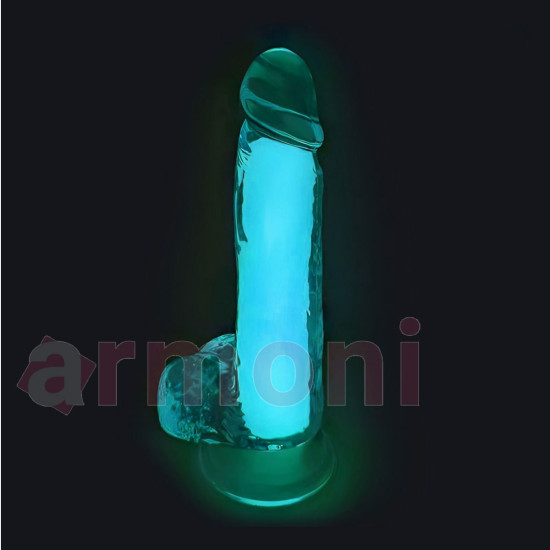 Beyond Steve Glow Gece Parlayan Realistik Penis Mavi