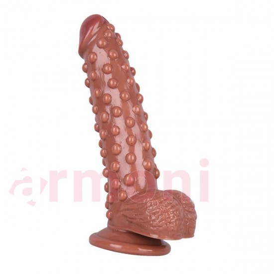 Yoğun Uyarım için Kabartmalı Yüzeyli Vantuzlu Realistik Penis Yoğun Uyarım için Kabartmalı Yüzeyli Vantuzlu Realistik Penis