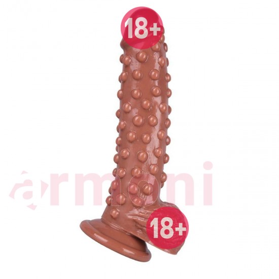 Yoğun Uyarım için Kabartmalı Yüzeyli Vantuzlu Realistik Penis Yoğun Uyarım için Kabartmalı Yüzeyli Vantuzlu Realistik Penis