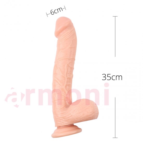 Büyük Boy 33 cm Dev Realistik Penis – Vantuzlu ve Kemer Uyumlu Büyük Boy 33 cm Dev Realistik Penis – Vantuzlu ve Kemer Uyumlu