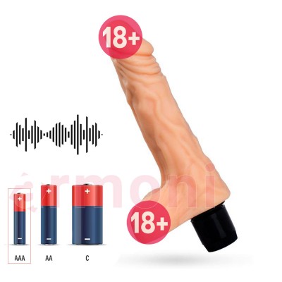 Çoklu Hız Ayarlı Realistik Vibratörlü Penis – Güçlü Titreşim ve Gerçekçi Tasarım