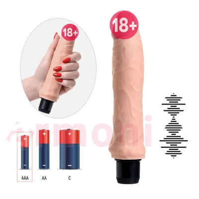 Mang Realistik Vibratör Penis – Klasik Boyut, Yumuşak ve Esnek