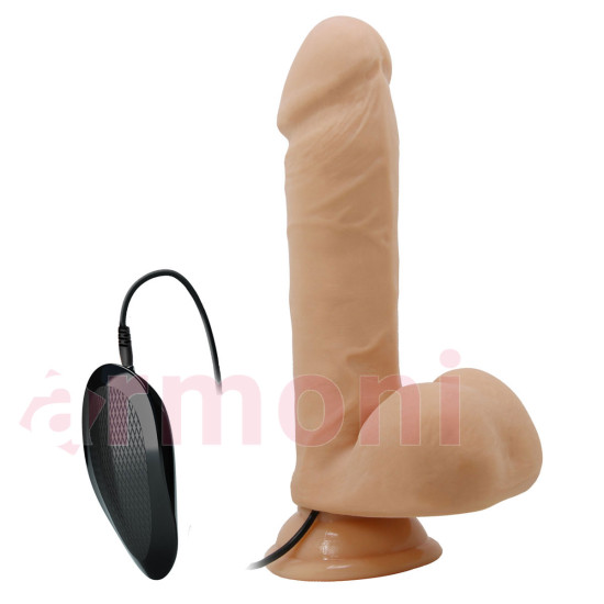 Vantuz Tabanlı Damarlı Dildo – Yumuşak Dokulu ve Sessiz Titreşimli