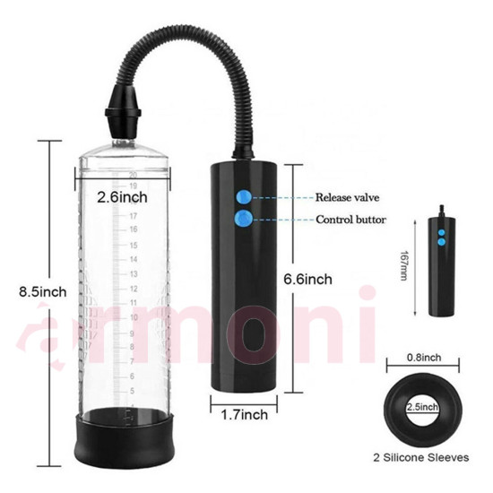 Pumped Extreme Power Şarjlı Otomatik Penis Vakum Pompası Pumped Extreme Power Şarjlı Otomatik Penis Vakum Pompası