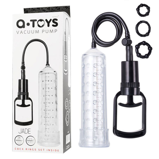 Masaj Etkili, Uzun Manşonlu, Ereksiyon Halkalı Penis Pompası