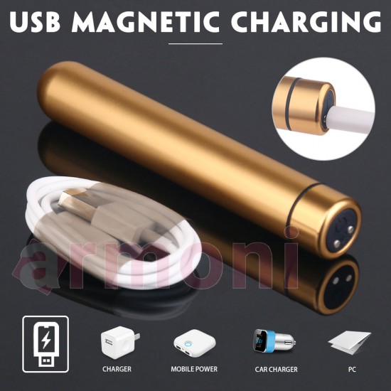 Su Geçirmez, Manyetik Şarjlı Mini Bullet Vibratör – Kompakt Tasarım, Sessiz Güç Su Geçirmez, Manyetik Şarjlı Mini Bullet Vibratör – Kompakt Tasarım, Sessiz Güç