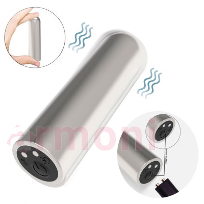 Şarjlı Mini Vibratör Caliber - 10 Mod - Sessiz, Güçlü Titreşim - Isıtmalı Şarjlı Mini Vibratör Caliber - 10 Mod - Sessiz, Güçlü Titreşim - Isıtmalı