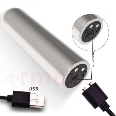 Şarjlı Mini Vibratör Caliber - 10 Mod - Sessiz, Güçlü Titreşim - Isıtmalı Şarjlı Mini Vibratör Caliber - 10 Mod - Sessiz, Güçlü Titreşim - Isıtmalı
