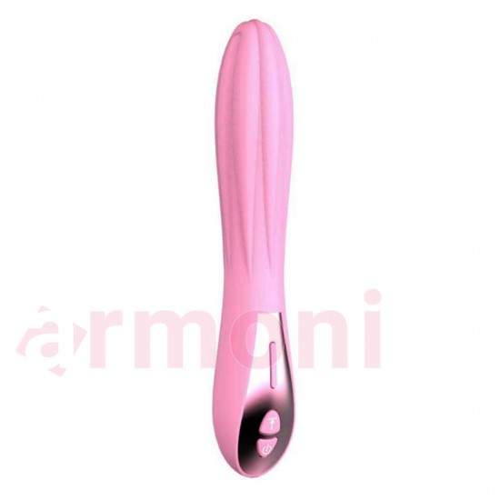 Güçlü Titreşimli Vibratör – Kanallı Gövde, 12 Mod, Ultra Sessiz ve Şarjlı