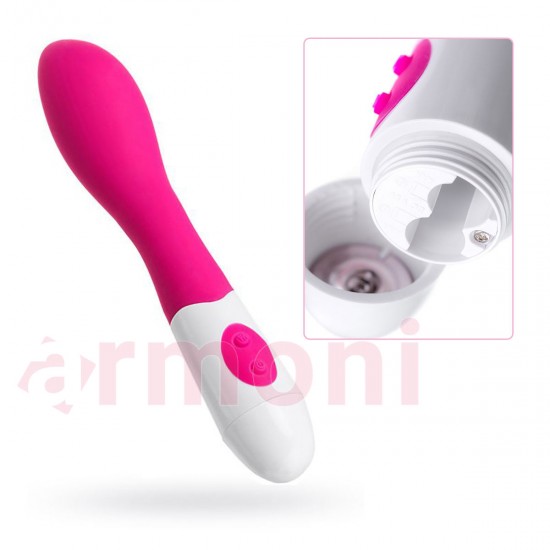 10 Fonksiyonlu Su Geçirmez Silikon Vibratör – Mika Pembe
