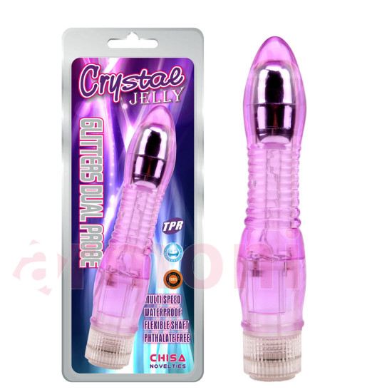 Glitters Vibratör - Çok Kademeli Titreşimli, Su Geçirmez ve Yumuşak Jel Doku