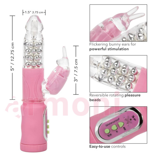 CalExotics Waterproof Jack Rabbit – Su Geçirmez Tavşan Vibratör