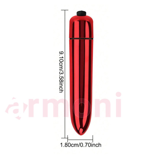 Kırmızı Küçük Vibratör- Tek Tuş Kontrol ve Minik Tasarım Vibratör Kırmızı Küçük Vibratör- Tek Tuş Kontrol ve Minik Tasarım Vibratör