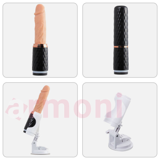 Sekster Sex Machine Uzaktan Kumandalı - Isıtmalı - 7 Mod Titreşim