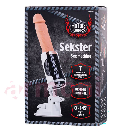 Sekster Sex Machine Uzaktan Kumandalı - Isıtmalı - 7 Mod Titreşim