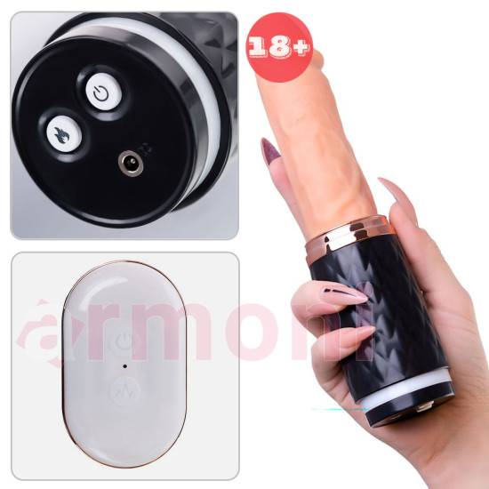 Sekster Sex Machine Uzaktan Kumandalı - Isıtmalı - 7 Mod Titreşim