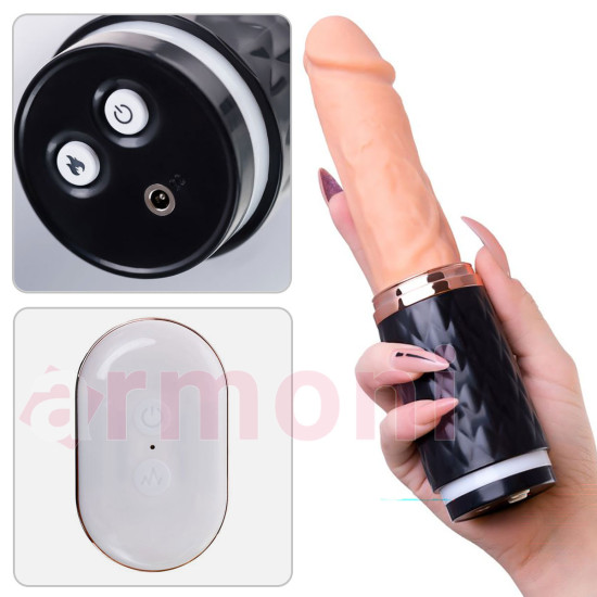 Sekster Sex Machine Uzaktan Kumandalı - Isıtmalı - 7 Mod Titreşim