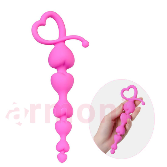 Sweety Kalp Şekilli Kademeli Anal Sıralı Top