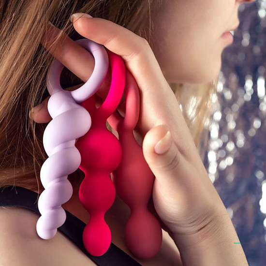 Satisfyer Booty 3lü Anal Açıcı ve Uyarıcı Boncuk Seti