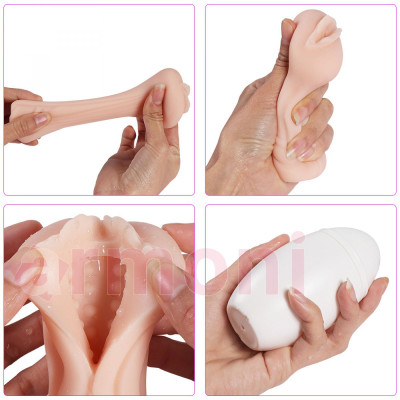 Mini Egg Vagina Masturbator Gizli Tasarım Cep Tipi