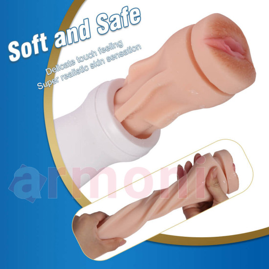 Titreşimli ve Sesli Otomatik Mastürbatör Titreşimli ve Sesli Otomatik Mastürbatör
