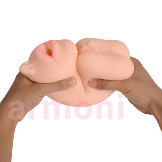 Meimai Double Vajinal Anal Oral 3 Özellik Bir Arada Mastürbatör Meimai Double Vajinal Anal Oral 3 Özellik Bir Arada Mastürbatör
