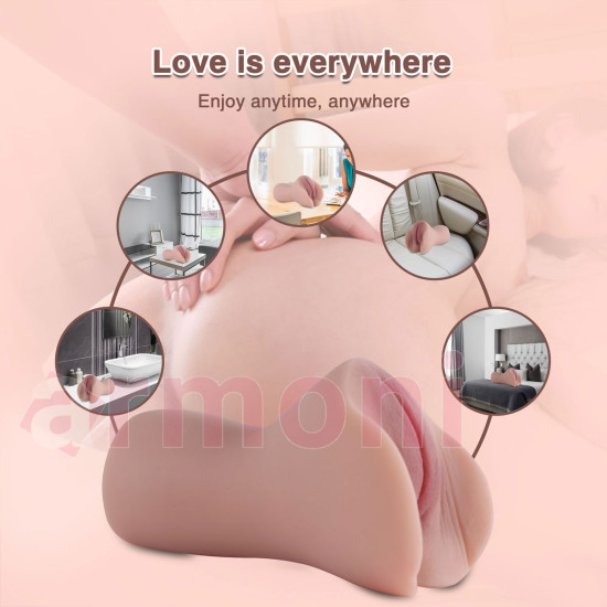 Penny Vagina Shape Pocket Pussy Güçlü Emişli Realistik Vajina