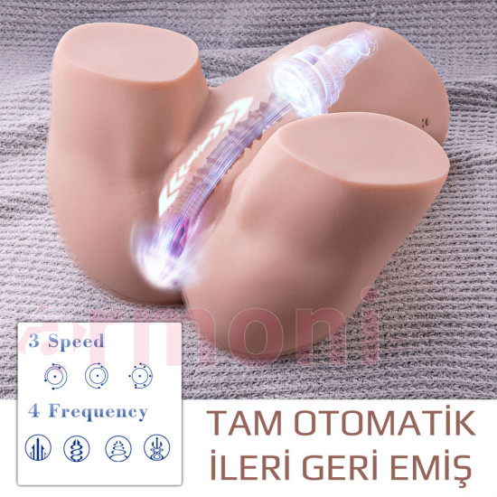 Teleskopik Full Otomatik Fonksiyonlu Titreşimli ve İtmeli Emişli Gina Alt Beden Mastürbatör Teleskopik Full Otomatik Fonksiyonlu Titreşimli ve İtmeli Emişli Gina Alt Beden Mastürbatör