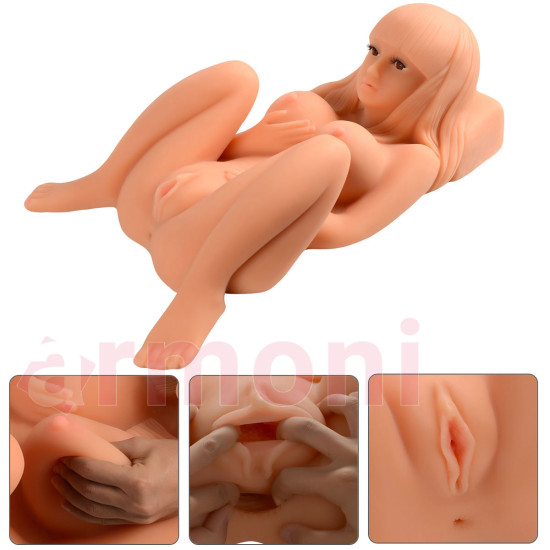 Angena Realistik Manken Vajinal ve Anal Mastürbatör Angena Realistik Manken Vajinal ve Anal Mastürbatör