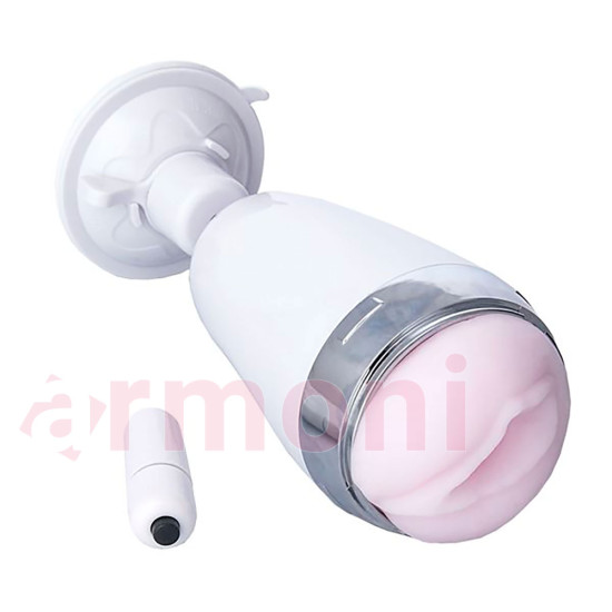 Coochy Titreşimli Vantuzlu Gerçekçi Vajina Mastürbatör