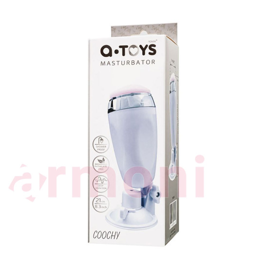 Coochy Titreşimli Vantuzlu Gerçekçi Vajina Mastürbatör