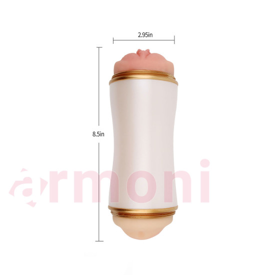 Dream Of Cup MX Çift Taraflı Gerçekçi Vajina ve Ağız Mastürbatör