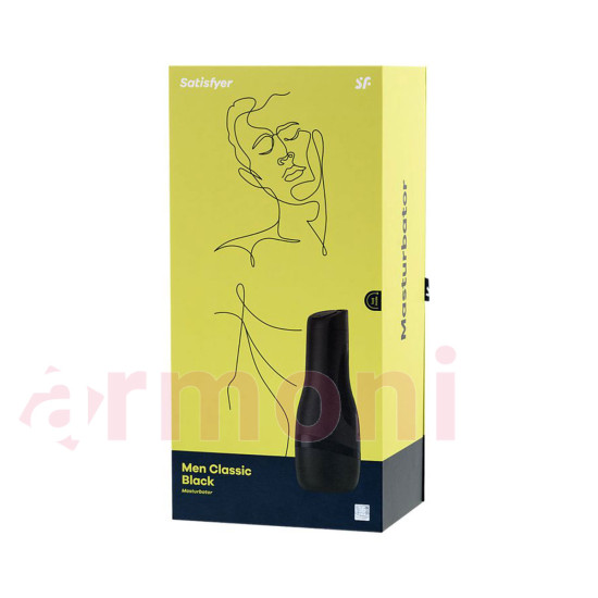 Basınç Ayarlı Satisffyer Men Classic Black Masturbator