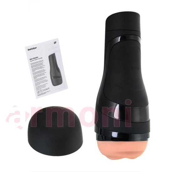 Basınç Ayarlı Satisffyer Men Classic Black Masturbator