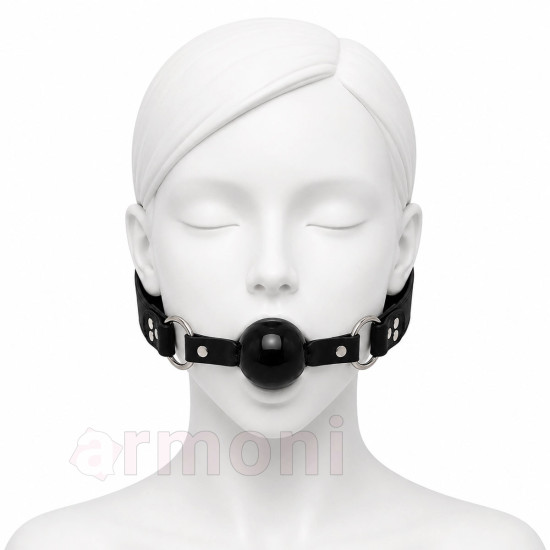Ayarlanabilir Fetish Ağız Topu - Siyah - Unisex Ayarlanabilir Fetish Ağız Topu - Siyah - Unisex