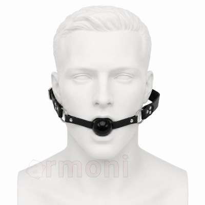 Ayarlanabilir Fetish Ağız Topu - Siyah - Unisex